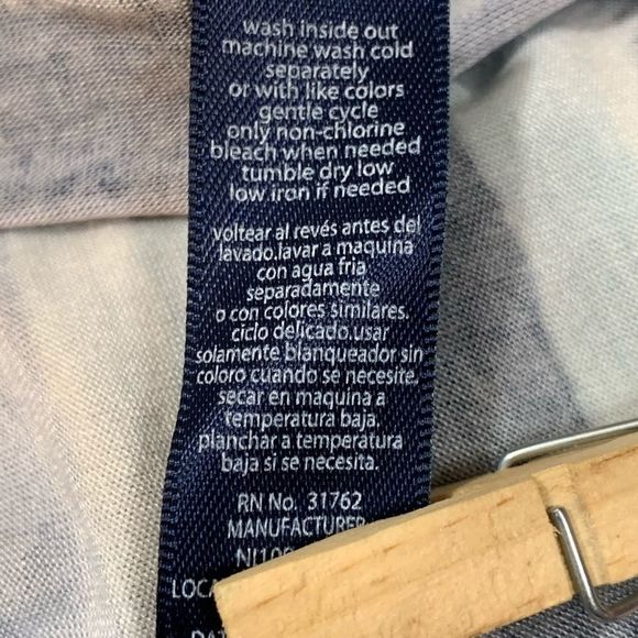 Cherokee Blue Striped Cold Shoulder Dress Size SM - Picture 5 of 5